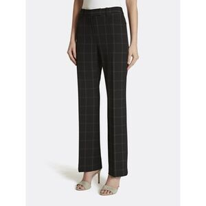 Size 10P Tahari ASL Petite Plaid Mid-Rise Pants
